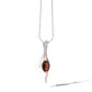 Amethyst and Clear Quartz pendant in sterling silver, style P6903 - view 4