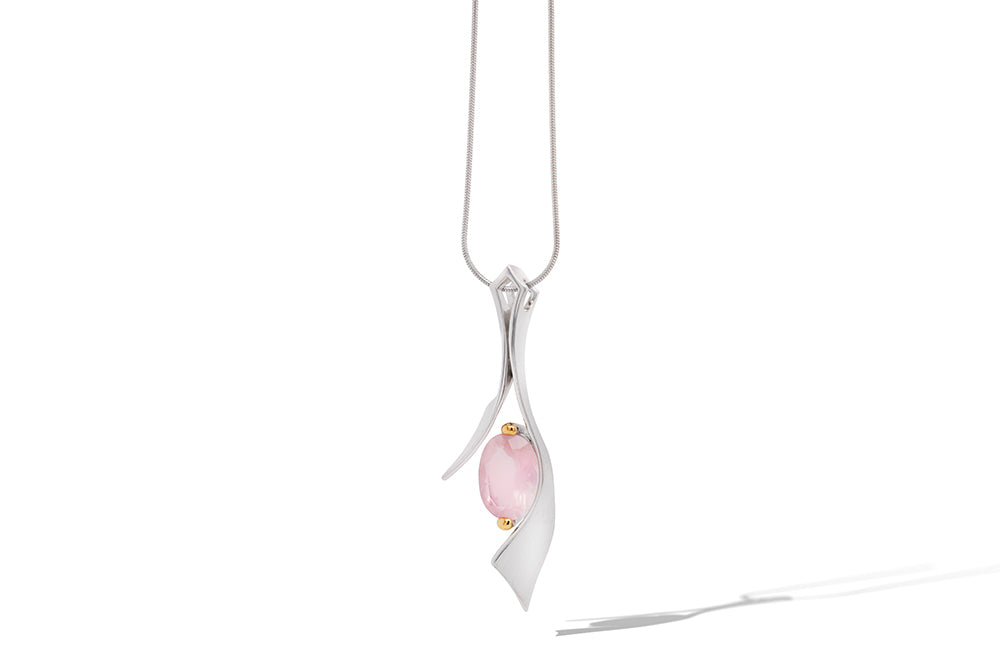 Artistic Gemstone Pendant P6903 - P6903 Rose Quartz - Pendant