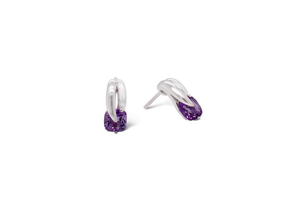 Small Is Beautiful Earring E7360 - E7360 Amethyst - Earring