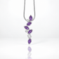 Cascading Gemstones Pendant in 925 Sterling Silver | P3844 - view 5