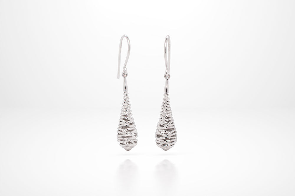 Sterling silver earrings, style E6785