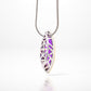 Amethyst and Green Amethyst pendant in sterling silver, style P6264 - view 6