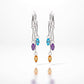 Gemstone Tassels Earring E9332 - E9333 TASSEL AM/CT/BT - Earring