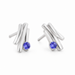 Scandinavian Gemstone Earrings in 925 Sterling Silver | E4588 - view 3