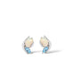 Multi Color Earring E9897 - E9897 OPAL / BLUE TOPAZ - Earrings