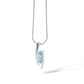 Amethyst and Sky Blue Topaz pendant in sterling silver, style P4486 - view 4