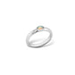 Opal and Rhodolite Garnet ring in sterling silver, style R2684 - view 3