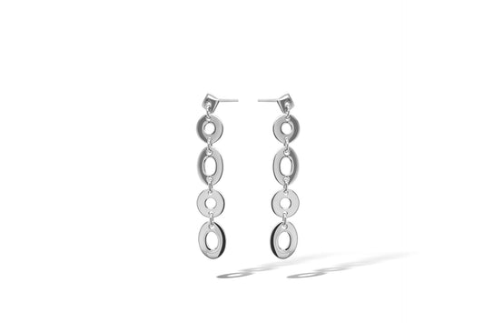 Sterling silver earrings, style E3586