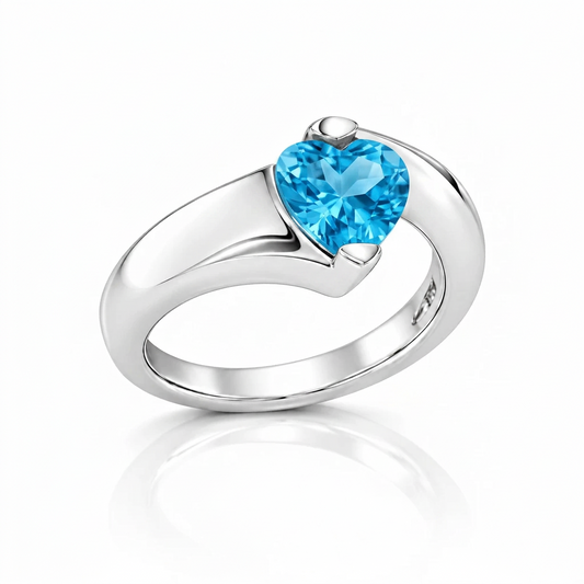 Contemporary Gemstone Ring in 925 Sterling Silver | R6977