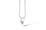 Pear-Shape Gemstone Pendant P7635 - E7635 Swiss Blue Topaz - Pendant