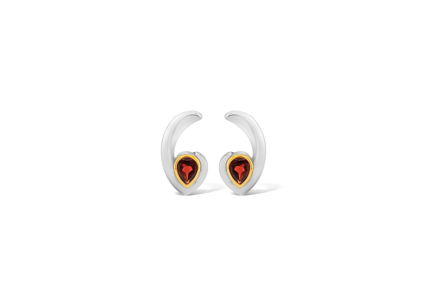 Gemstones Earring E9961 - E9961 GARNET