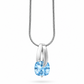 Small Gemstone Pendant in 925 Sterling Silver | P6128 - view 2