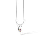 Blue Topaz and London Blue Topaz pendant in sterling silver, style P7635 - view 2
