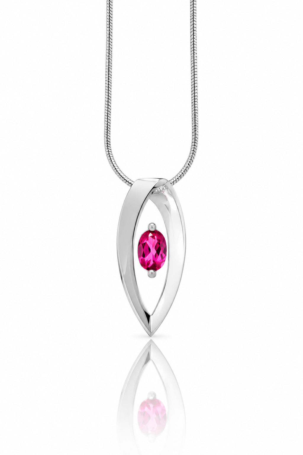 Amethyst and Blue Topaz pendant in sterling silver, style P7320 - view 10