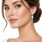 Elegant & Innovative Pearl Earrings in 925 Sterling Silver | E9325 - view 2