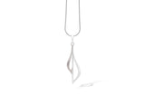 Two Tone Silver Pendant P7333 - P7333 SILVER PETALS Pendant - Pendant