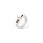 Gemstones & Pearl Ring R1858 - R1858 Garnet w/Pearl - Ring