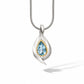 Amethyst and Citrine pendant in sterling silver, style P7365 - view 6