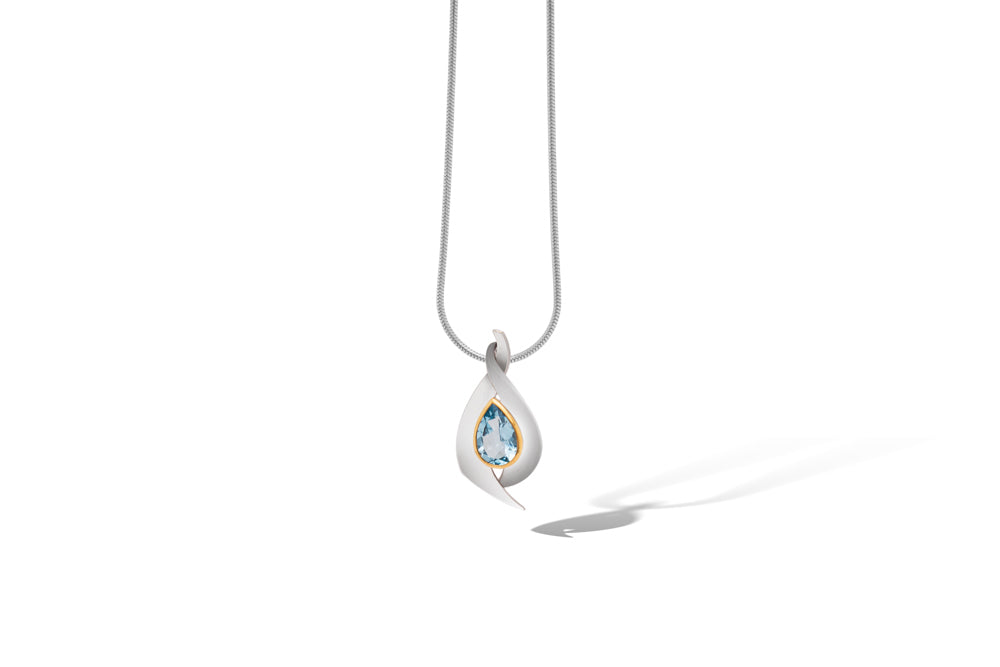 Artistic Gemstone Pendant P7365 - P7365 Sky Blue Topaz - Pendant