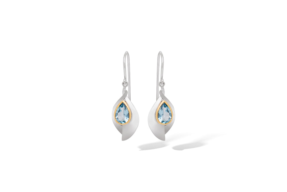 Artistic Gemstone Earring E9285 - E9285 Sky Blue Topaz - Earring