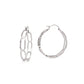 Silver Paperclip Earring E17692