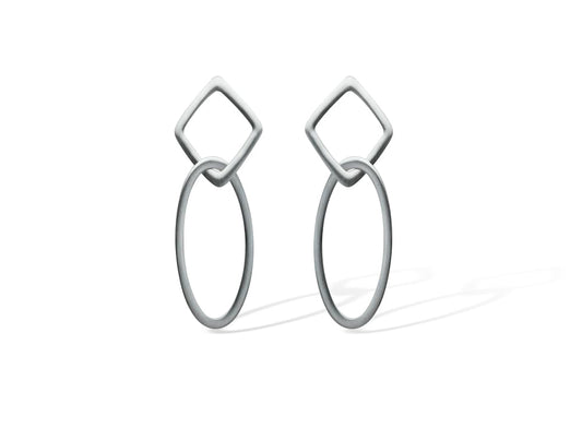 Sterling silver earrings by Joryel Vera, style E9276