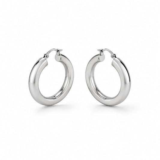 Sterling silver earrings, style E10955