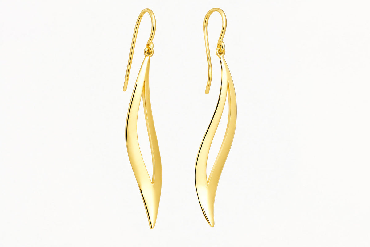 Sterling silver earrings, style E9319