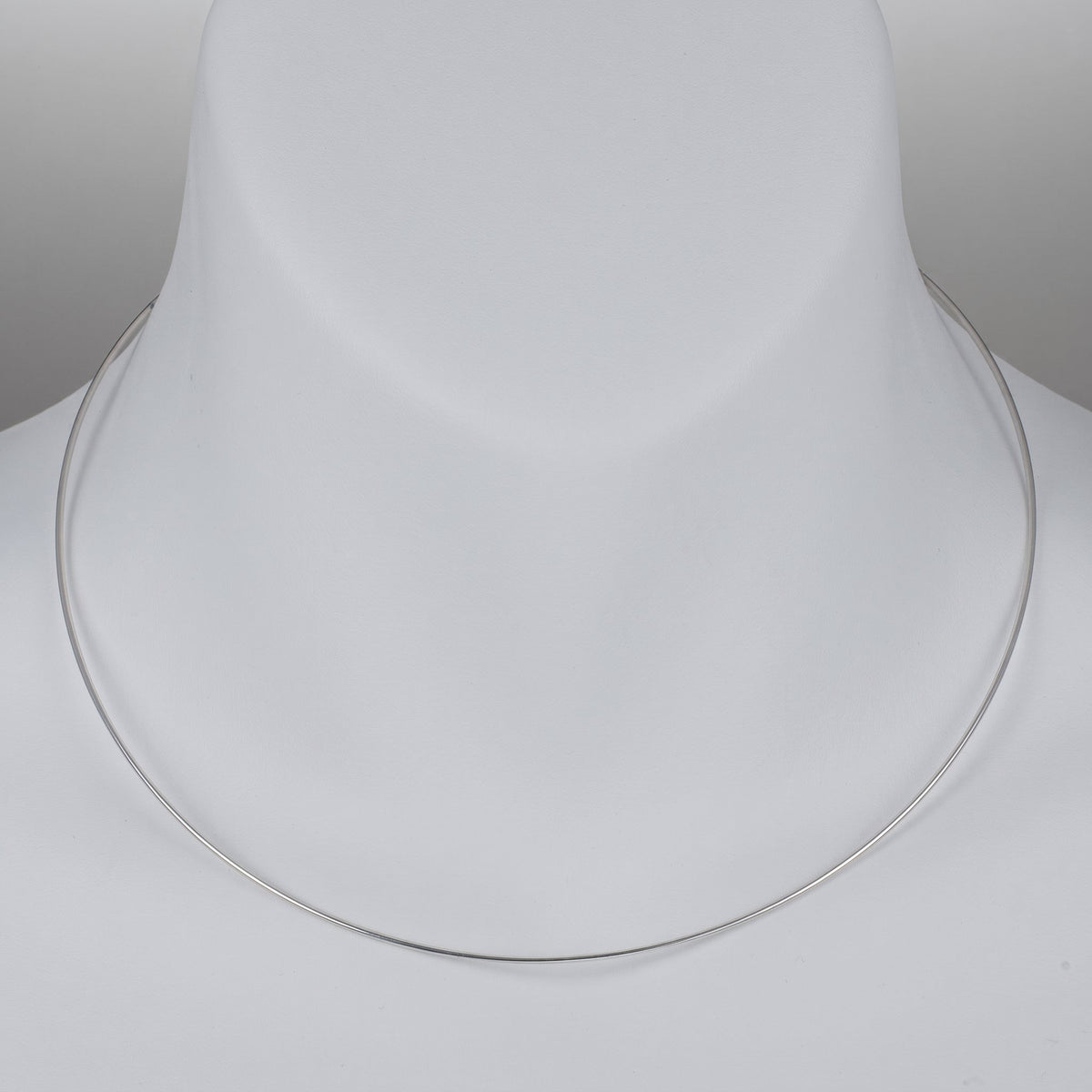 2815-18" Silver Omega Cable Chain in 925 Sterling Silver