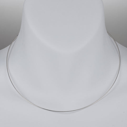2815-18" Silver Omega Cable Chain in 925 Sterling Silver