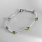 Amethyst and Blue Topaz bracelet in sterling silver by Joryel Vera, style B1111 - view 3
