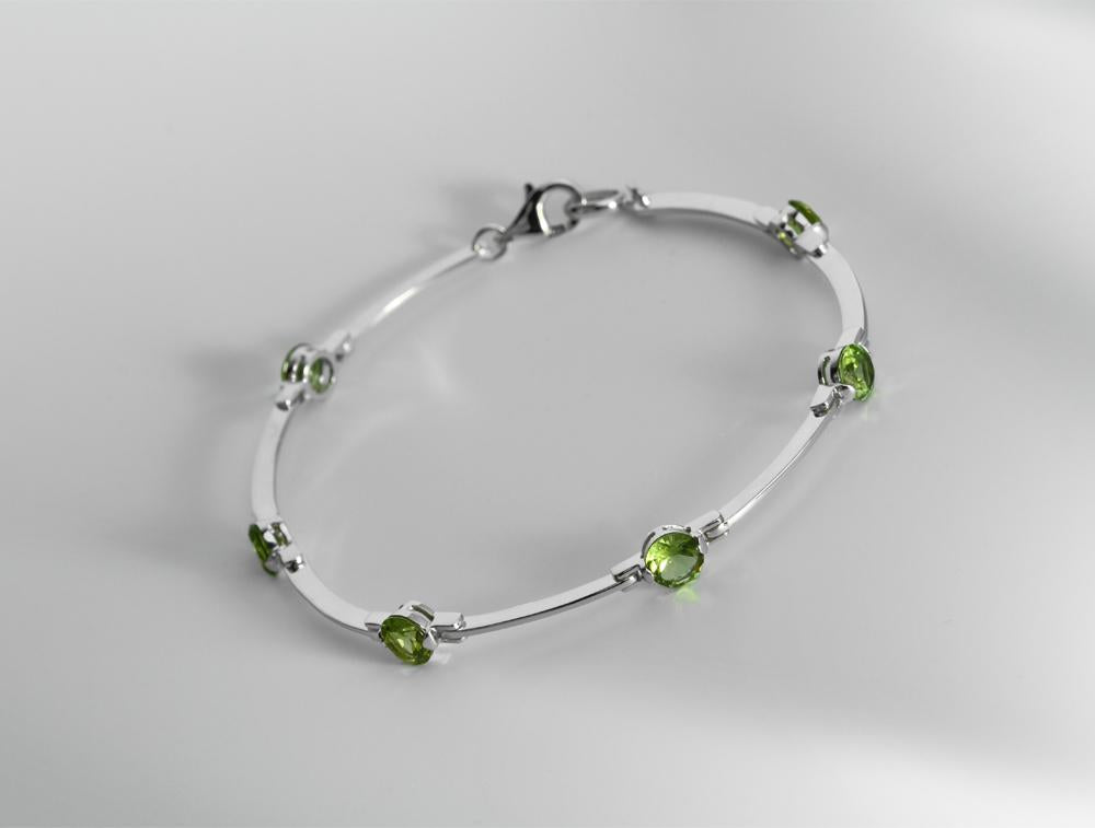 Amethyst and Blue Topaz bracelet in sterling silver by Joryel Vera, style B1111 - view 3