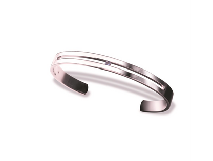Blue Sapphire and Iolite bracelet in sterling silver, style B1511 - view 2