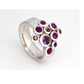 Bubbles Gemstone Ring R4511 - R4511 Amethyst / Iolite - Ring