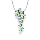 Small Bubbles Pendant P4538 - P4538 Blue Topaz / Peridot - Pendant