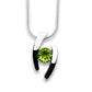 Amethyst and Blue Topaz pendant in sterling silver, style P2691 - view 2