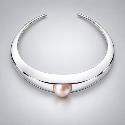 Yellow Pearl bracelet in sterling silver, style B1969 - view 2