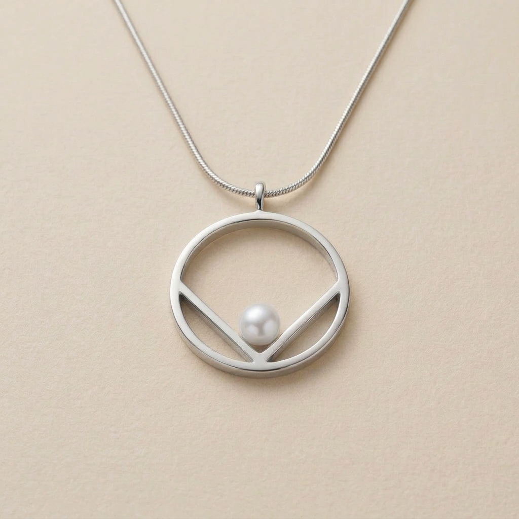 Modern Pearl Pendant | P14499 - view 3