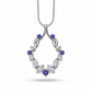 Multi Gemstone Pendant in 925 Sterling Silver | P16518 - view 5