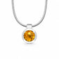 Amethyst and Blue Topaz pendant in sterling silver, style P3992 - view 4