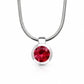 Amethyst and Blue Topaz pendant in sterling silver, style P3992 - view 5