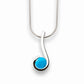 Musical Note Gemstone Pendant P4242 - P4242 Turquoise - Pendant