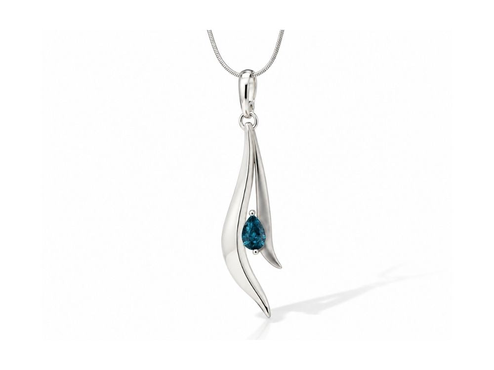 Gemstone Fashion Pendant in 925 Sterling Silver | P7326