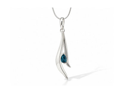 Gemstone Fashion Pendant in 925 Sterling Silver | P7326