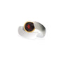 Amethyst and Blue Topaz ring in sterling silver, style R6980 - view 8
