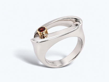 Artistic Gemstone Ring in 925 Sterling Silver | R2858