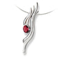 Amethyst and Blue Topaz pendant in sterling silver, style P6115 - view 3