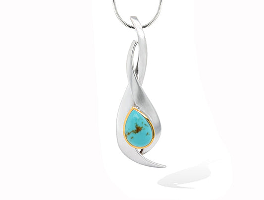 Amethyst and Citrine pendant in sterling silver by Joryel Vera, style P6546