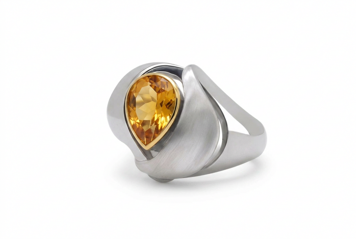 Artistic Gemstone Ring in 925 Sterling Silver | R6127