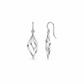 E22886 High Polish Silver Earring - view 2